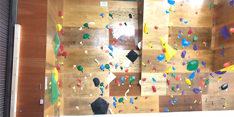 Main area スラブ壁（85度）